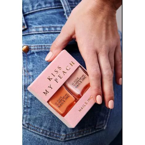 Nails Inc Kiss My Peach Nail Varnish Duo