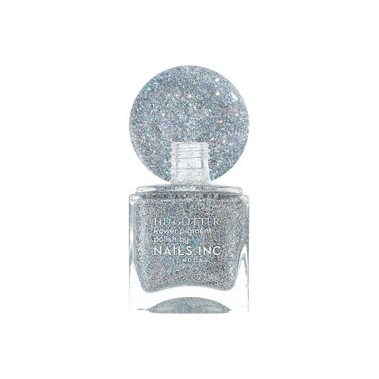 Nails Inc Ring Light Ready HD Glitter Polish