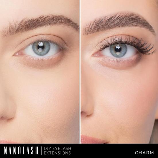 Nanolash DIY Eyelash Extensions 36 Pcs Cluster Lashes CHARM