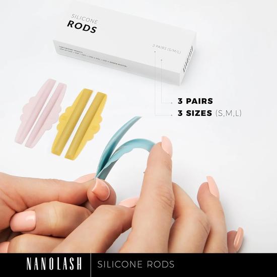 Nanolash Silicone Rods 3 Pairs