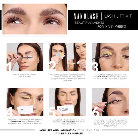 Nanolash Y Shape Lash Lift Comb 3 Pcs