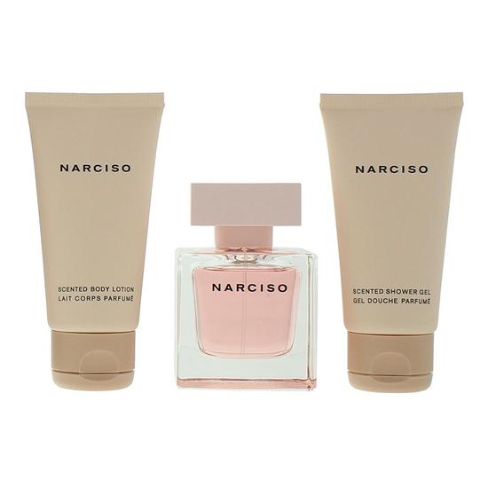 Narciso Rodriguez Cristal Eau De Parfum 50ml, Body Lotion 50ml + Shower Gel 50ml Gift Set 50ml