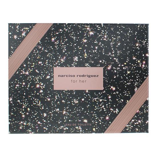 Narciso Rodriguez For Her Eau De Toilette Gift Set For Her Eau De Toilette 50ml + Body Lotion 50ml + Shower Gel 50ml