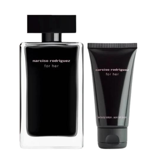 Narciso Rodriguez For Her Gift Set 50ml Eau De Toilette + 50ml Body Lotion