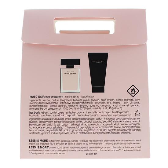 Narciso Rodriguez Musc Noir Eau De Parfum Gift Set 30ml