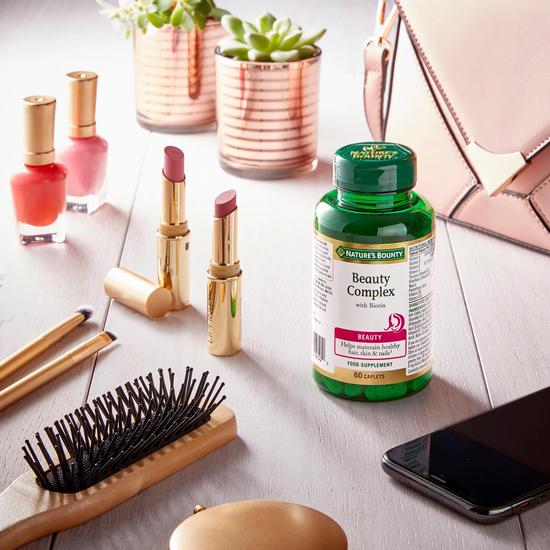 Nature's Bounty Beauty Complex With Biotin Caplets 60 Caplets