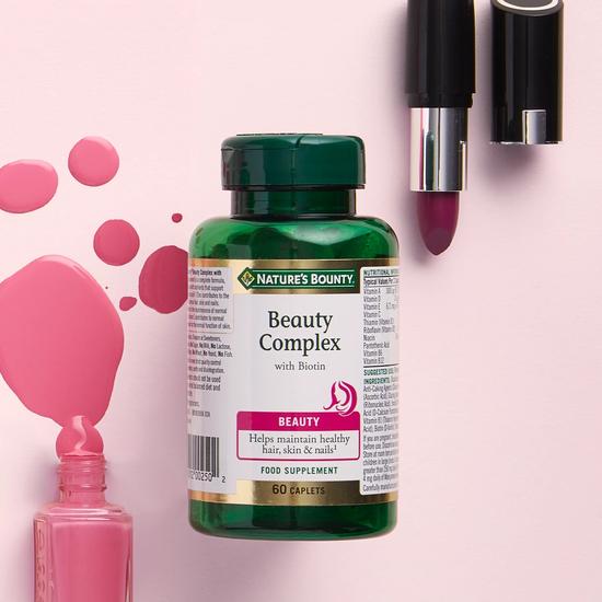 Nature's Bounty Beauty Complex With Biotin Caplets 60 Caplets