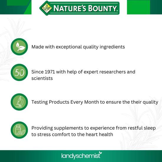 Nature's Bounty Turmeric 500mg Capsules 60 Capsules