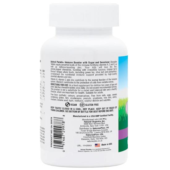 Nature's Plus Animal Parade Immune Booster Tablets 90 Tablets