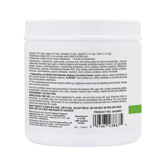 Nature's Plus GI Nutra Drink Powder 174g