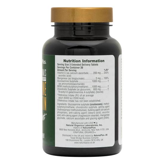 Nature's Plus Glucosamine/Chondroitin/MSM Ultra Joint Tablets 90 Tablets