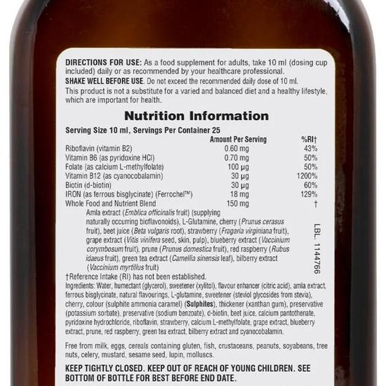 Nature's Plus HEMA-PLEX Liquid Iron 250ml