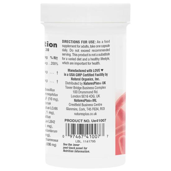 Nature's Plus Immune Microbiome 10bn Capsules 30 Capsules