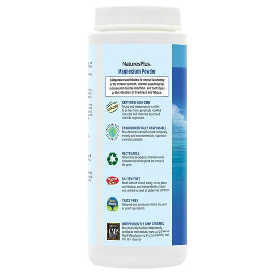 Nature's Plus Magnesium Powder Pink Lemonade 408g