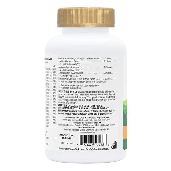 Nature's Plus Natures Plus Animal Parade Gold Orange Chewables 120 Chewables