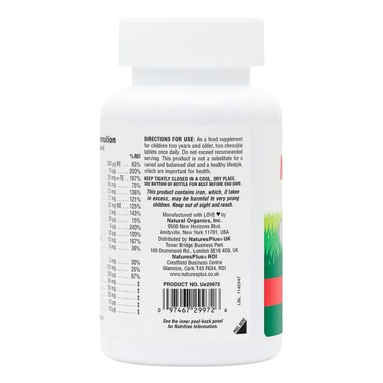 Nature's Plus Natures Plus Animal Parade Multivitamin Cherry Chewables 90 Chewables