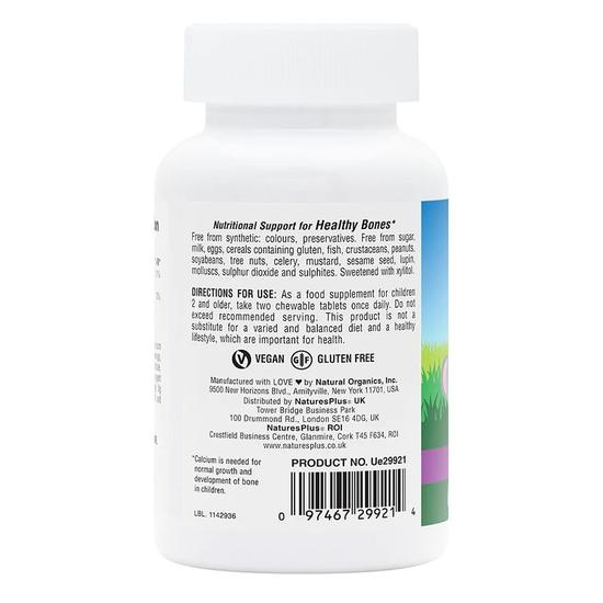 Nature's Plus Natures Plus Animal Parade Sugar Free Calcium Chewables 90 Chewables