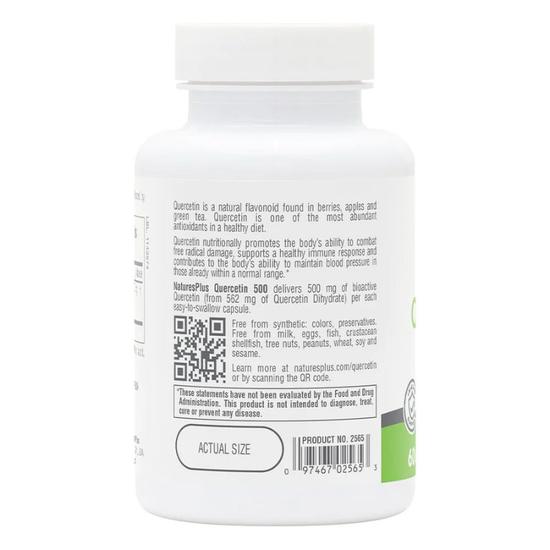 Nature's Plus PRO Quercetin 500mg Capsules 60 Capsules
