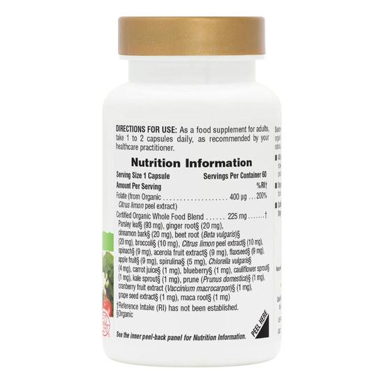 Nature's Plus Source Of Life Garden Organic Folate Capsules 60 Capsules