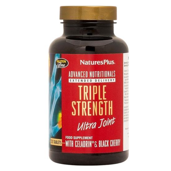 Nature's Plus Triple Strength Ultra Joint Glucosamine/Chondroitin/MSM With Celadrin Tablets 120 Tablets