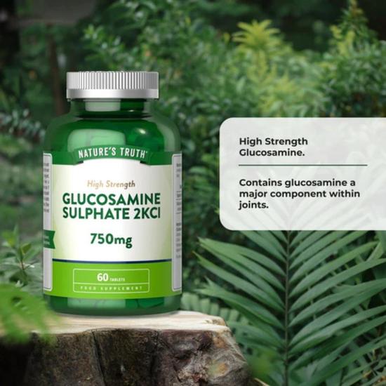Nature's Truth High Strength Glucosamine Sulphate 2KCL 750mg Tablets 60 Tablets