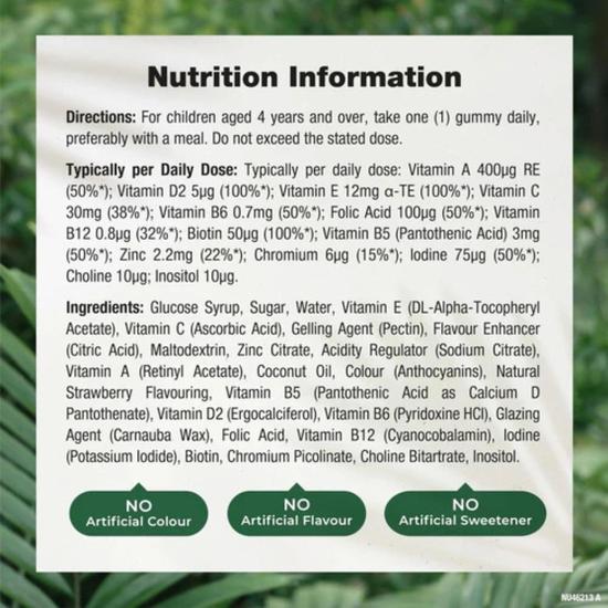 Nature's Truth Kids Multivitamin Strawberry Gummies 60 Gummies