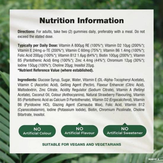 Nature's Truth Multivitamin Strawberry Gummies 60 Gummies