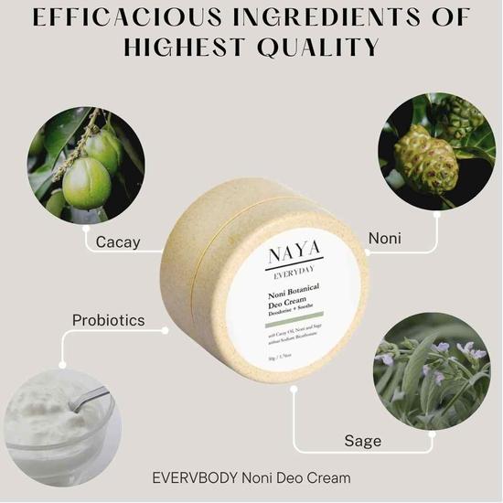 NAYA Everybody Botanical Deodorant Cream 50ml