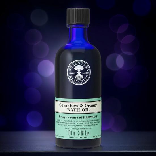 Neal's Yard Remedies Geranium & Orange Bath Oil 100ml