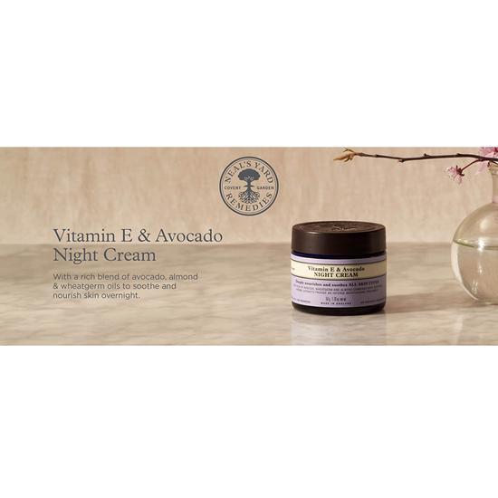 Neal's Yard Remedies Vitamin E & Avocado Night Cream 50g