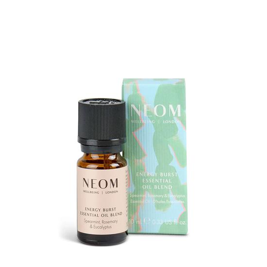 Neom Organics Energy Burst Essential Oil Blend Spearmint, Rosemary & Eucalyptus 10ml