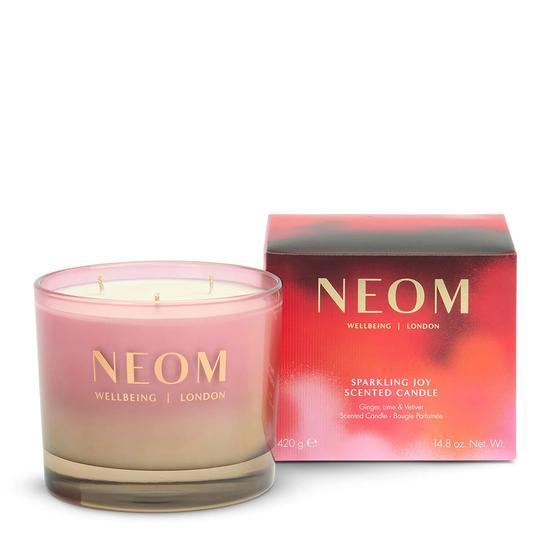 Neom Organics Sparkling Joy 3 Wick Candle 420g