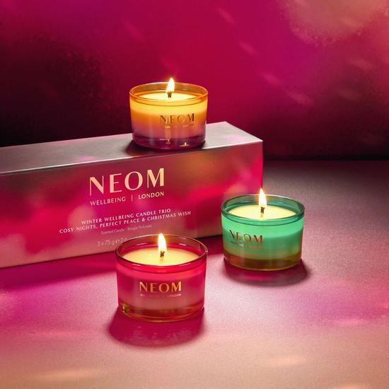 Neom Organics Winter Wellbeing Candle Trio