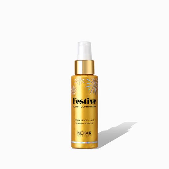 NICKA K NEWYORK Festive Body Illuminizer Gold 100ml