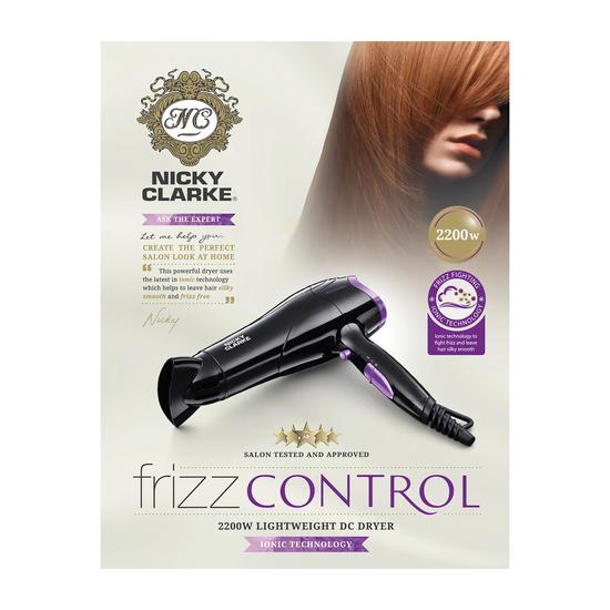 Nicky Clarke Frizz Control Hair Dryer