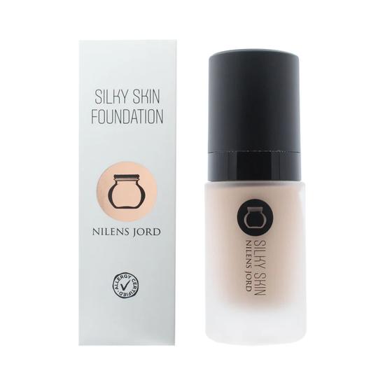 Nilens Jord Silky Skin Foundation No.560 Shell Lightweight Full Coverage