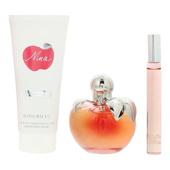 Nina Ricci Nina Eau De Toilette 80ml, 10ml + Body Lotion 100ml Gift Set 80ml