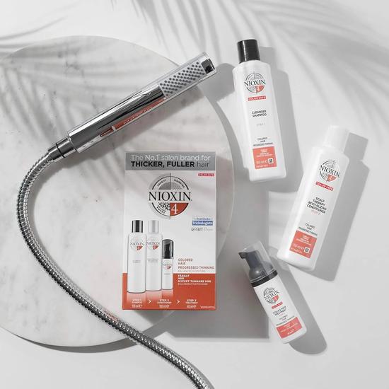 Nioxin 3-Part System 4 Coloured Hair with Progressed Thinning Hair Treatment