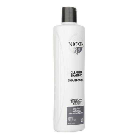 Nioxin Derma Purifying System 2 Cleanser Shampoo Natural Hair, Progressed Thinning 300ml