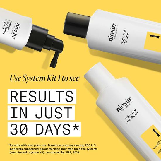Nioxin System 1 Kit For Natural Hair With Light Thinning