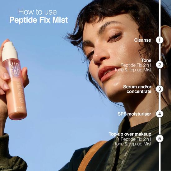 NIP+FAB Peptide Fix 2 In 1 Tone & Top Up Mist 4% 75ml