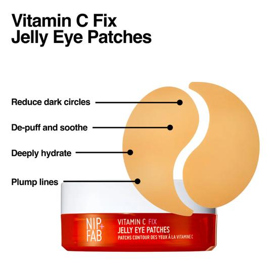 NIP+FAB Vitamin C Fix Jelly Eye Patches 20 Pairs