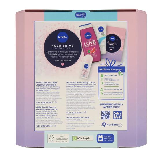 Nivea Nourish Me With Love 4pc Gift Set