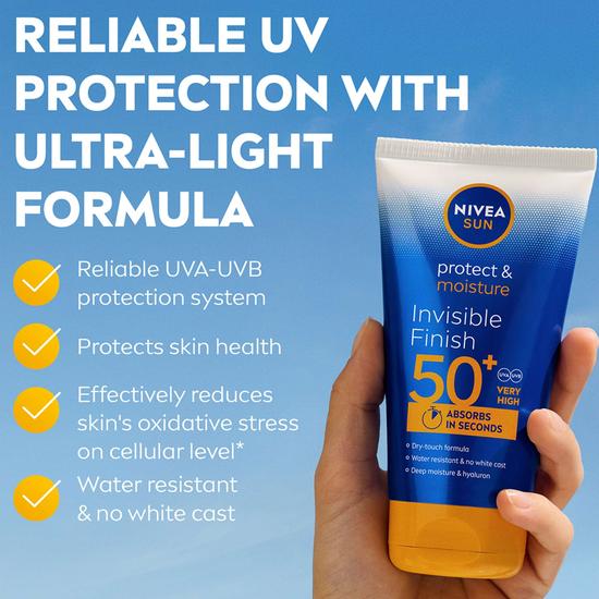 Nivea Sun Care Protect & Moisture Invisible Finish SPF 50+ 150ml