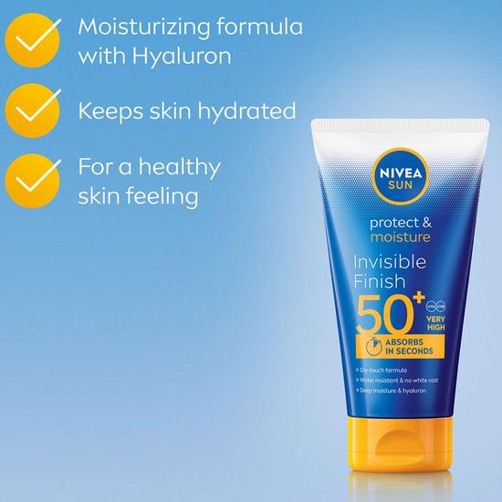 Nivea Sun Care Protect & Moisture Invisible Finish SPF 50+ 150ml