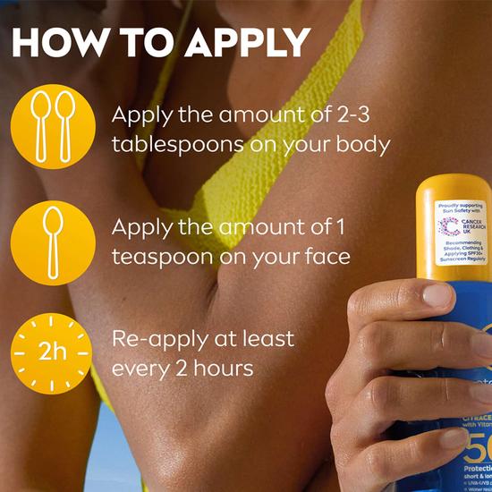 Nivea Sun Care Protect & Moisture SPF 50+ Spray 200ml