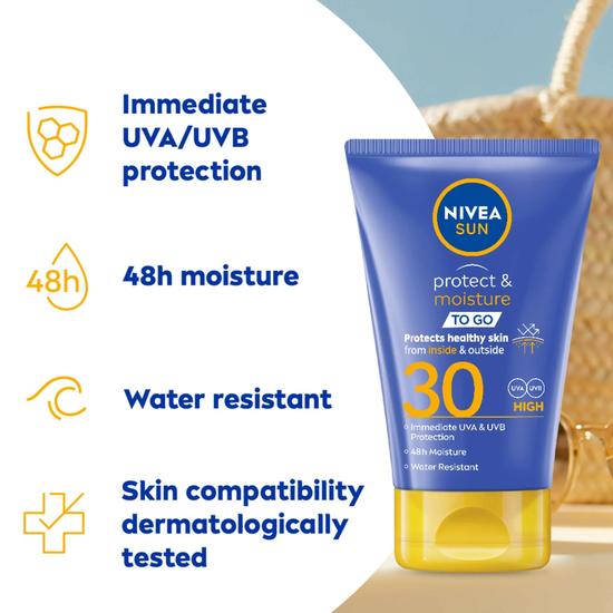 Nivea Sun Care Protect & Moisture To Go SPF 30 Lotion 50ml