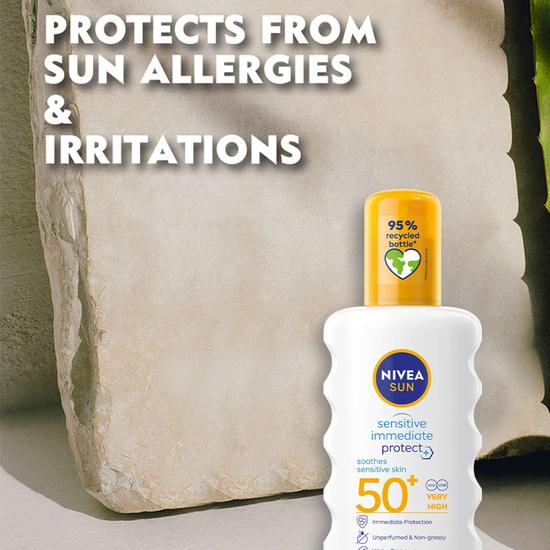 Nivea Sun Care Sensitive Immediate Protect SPF 50+ Spray 200ml