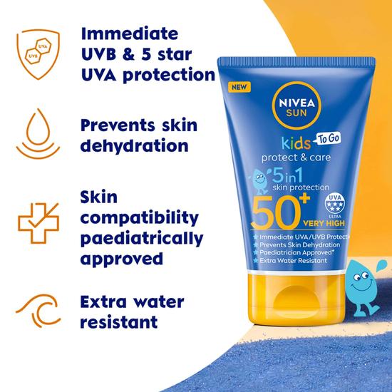 Nivea Sun Kids Protect & Care 5 In 1 Cream 50 SPF 50ml