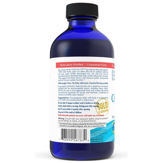 Nordic Naturals Arctic Cod Liver Oil 1060mg Strawberry 237ml